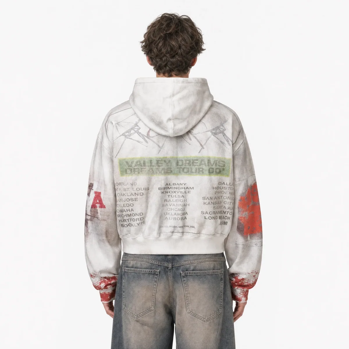 Vale Forever Diana World Peace Zip Hoodie Vintage Wash — view 7