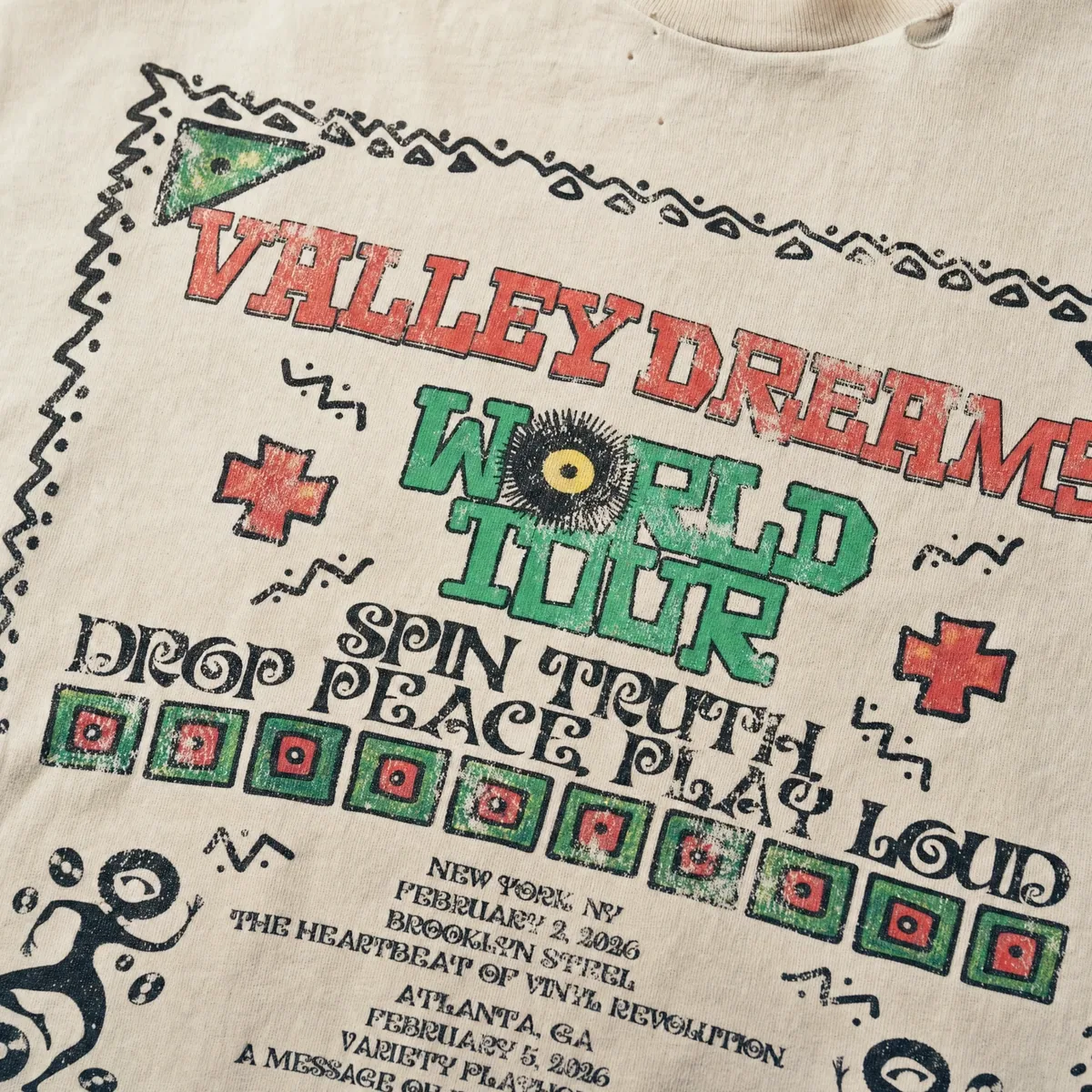 Vale Forever Valley Dreams T-Shirt Beige — view 5
