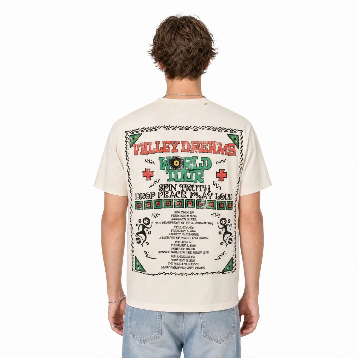 Vale Forever Valley Dreams T-Shirt Beige — view 7