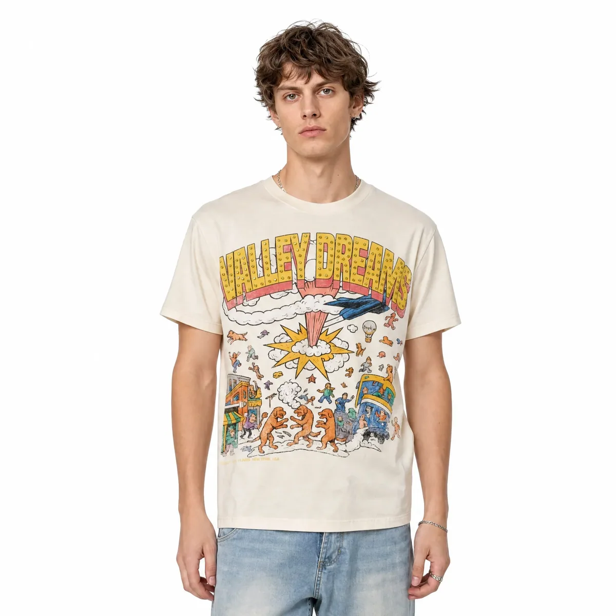 Vale Forever Valley Dreams T-Shirt Beige — view 6