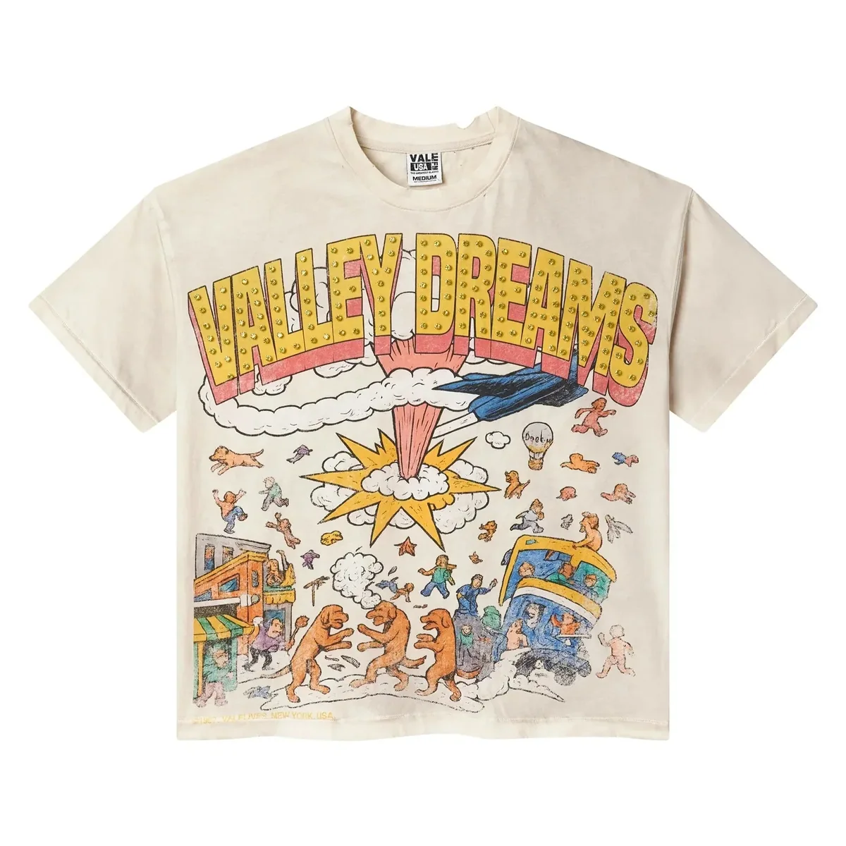 Vale Forever Valley Dreams T-Shirt Beige — vale forever