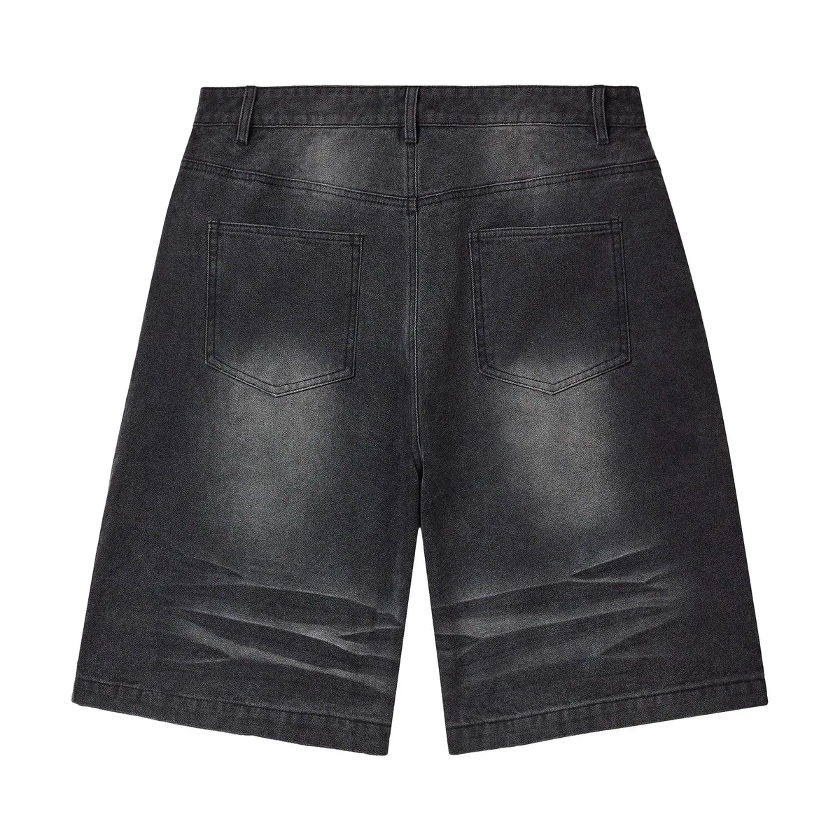 Vale Forever Black 1980s Jorts 'Black/Wash' — view 2