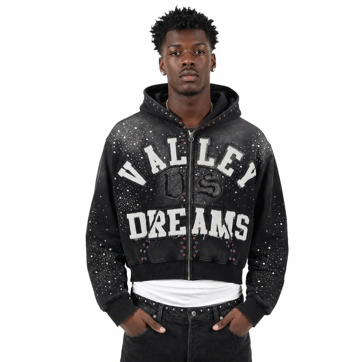 Vale Forever Classico Zip Up 'Black' — view 6