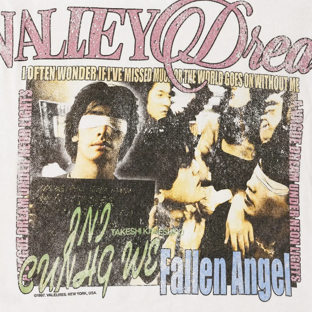 Vale Forever Fallen Bling Tee 'White' — view 4